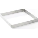 De Buyer Perforated Stainless Steel Square Tart Form 17.5 x 17.5 x 2 cm (3099.23)
