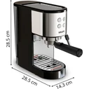 Krups Virtuoso Essential XP441810 - Μηχανή Espresso, ανοξείδωτο ατσάλι (edelstahl)