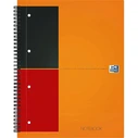 Τετράδιο Oxford International A4+ γραμμογράφηση 6 mm, 80 φύλλα, 80 g/m², σετ 5 τεμ.