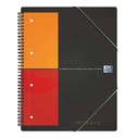 Oxford International Meetingbook A4+ καρέ 5 mm, 80 φύλλα, γκρι εξώφυλλο