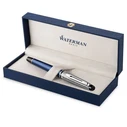 WATERMAN Expert DeLuxe Rollerball Pen – Blue Lacquer with Palladium Trim
