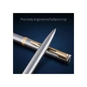 WATERMAN στυλό IMPRESSION Stainless Steel GT M Μπλε - κουτί δώρου