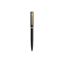 WATERMAN IMPRESSION Ballpoint Pen Black Lacquer GT, M (Medium) with Blue Ink - Gift Box