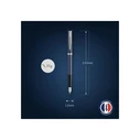 WATERMAN Impression Fountain Pen — Blue Lacquer (CT), Fine Nib (F), Gift Box