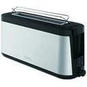 Φρυγανιέρα Tefal TL4308 1000W Μαύρη / Inox με Σχάρα για Ψωμάκια