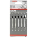 Bosch T101AO Clean for Wood Jigsaw Blades, 83 mm, 5 pcs