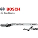 Bosch T101AO Λάμες Clean for Wood για Ξύλο 83 mm 5τμχ