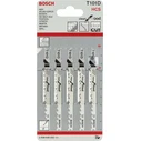 Bosch T101D Λάμες Clean for Wood για Ξύλο 100mm 5τμχ