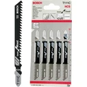 Bosch T111C Basic for Wood Jigsaw Blades 100 mm - Pack of 5