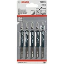 Bosch T111C Basic for Wood Jigsaw Blades 100 mm - Pack of 5