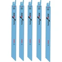 Bosch S1122BF Jigsaw Blades Flexible for Metal 225 mm, 5 pcs
