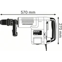 Bosch Ηλεκτρικό Κατεδαφιστικό Σφυρί GSH 11 E με Βαλίτσα Μεταφοράς