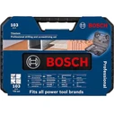 Bosch Σετ 103 Τρυπάνια HSS Τιτανίου με Εξάγωνο Στέλεχος για Μέταλλο - 2608594070