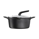 Tefal Pot with Lid E2494644 Black ? 24 cm