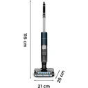 Rowenta X‑Clean 7 Σκούπα Stick 2‑σε‑1 (υγρό/ξηρό), σκούρο μπλε / χρώμιο
