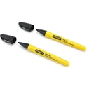 Stanley Fine Tip Permanent Markers Black 1 mm Set 2 pcs (0-47-316)