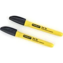 Stanley Fine Tip Permanent Markers Black 1 mm Set 2 pcs (0-47-316)