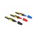 Stanley FatMax Μαρκαδόροι Σχεδίου Μόνιμοι 1mm Σετ 3 Χρωμάτων (Μπλε, Μαύρο, Κόκκινο) - 0-47-322