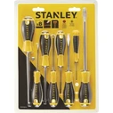 Stanley Σετ Κατσαβίδια Essential 8 εναλλασσόμενες μύτες STHT0-60210