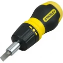 Stanley Ratcheting Screwdriver with 6 Magnetic Interchangeable Bits 0-66-358