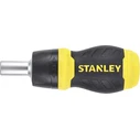 Stanley Ratcheting Screwdriver with 6 Magnetic Interchangeable Bits 0-66-358