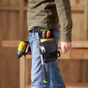Stanley 3-Position Fabric Tool Belt Pouch with Hammer Holder 1-93-329