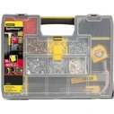 Stanley Sort Master Tool Organizer - 17 Compartments with Adjustable Dividers, Black