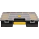 Stanley Sort Master Tool Organizer - 17 Compartments with Adjustable Dividers, Black
