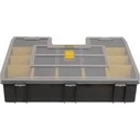 Stanley Sort Master Tool Organizer - 17 Compartments with Adjustable Dividers, Black