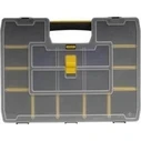 Stanley Sort Master Tool Organizer - 17 Compartments with Adjustable Dividers, Black