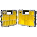 Stanley FatMax Tool Organizer / Toolbox - 10 Compartments with Removable Boxes, Yellow, 44.6 x 35.6 x 7.5 cm (Model 1-97-519, SKU S1-97-519)