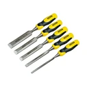 Stanley Dynagrip 2-16-888 Chisel Set 5pc with Plastic Handle