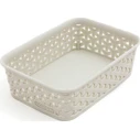 Curver Mystyle Plastic Storage Basket White 20 x 14 x 6 cm