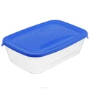Fresh&go 1l Rectangular Food Container Blue - Curver