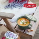 Curver Πλαστικό Παιδικό Δοχείο Φαγητού 0,9L Πράσινο 16x16x10εκ.
