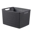Curver Jute Storage Basket Plastic Grey 17 L (245715)