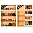 Shoe Storage Organizer Case White SP-6833 6pcs