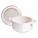 Πυρίμαχα σκεύη & γάστρες Staub Mini Cocotte Set 4 τεμαχίων στρογγυλό κεραμικό Ivory 10 cm 200 ml