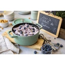 Staub La Cocotte 24cm στρογγυλή φασκοπράσινη (Salbeigrün), χυτοσίδηρος