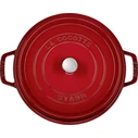 Staub La Cocotte 26 cm Round - Cherry (Kirsch) Red - Enameled Cast Iron - MPN 40509-840-0