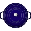 Staub La Cocotte 26cm στρογγυλή γάστρα από χυτοσίδηρο, σκούρο μπλε