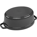 Staub La Cocotte 31 cm Oval Graphit-grau Cast Iron Casserole, 5.5 L (Model 40509-320-0)