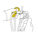 Petzl Rollclip Z Screw Lock P75 SL Καραμπίνερ Ασφαλείας - 1 τεμάχιο