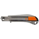Fiskars Utility Knife / Paper Cutter with Plastic Body, 18 mm Blade Width, Orange (Model 1004617)