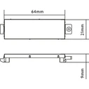 Vision Techconnect3 Blank Module TC3 BLANK, White, 64 mm x 21 mm x 9 mm
