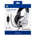 Gaming ακουστικά με μικρόφωνο Bigben Interactive V3.0 Over Ear 3.5mm - Λευκό