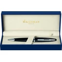 WATERMAN Carène Lacquer Ballpoint Pen - Black Lacquer, Medium Tip (M), Blue Ink, Gift Box