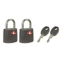 Master Lock Λουκέτο πέταλο με κλειδί, 2 τεμ., 23 mm, 3,8 x 2,3 x 1,1 cm (μοντέλο 4695)