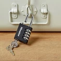 Master Lock Steel Combination Padlock 40mm 7641EURD (Black)