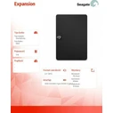 Seagate Εξωτερικός Σκληρός Δίσκος Expansion Portable USB 3.0 1TB 2.5 Μαύρο